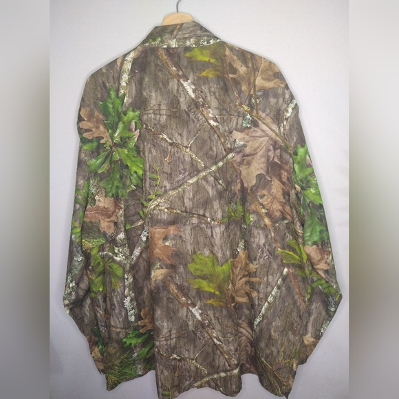 Mossy Oak Meshback Flyweight Camo Hunting Shirt 2XL - Picture 6 of 7